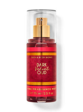 Bath & Body Works DARK VELVET OUD Travel Size Fine Fragrance Mist for Women 75ML