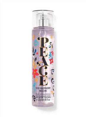 Bath & Body Works ICED RASPBERRY BELLINI PEACE Fine Fragrance Mist for Women 236ML