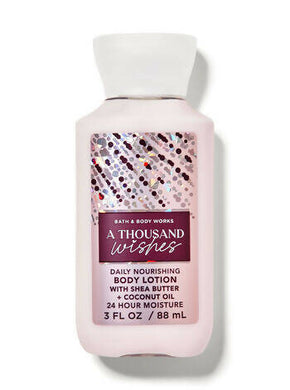 Bath & Body Works A THOUSAND WISHES Travel Size Daily Nourishing Body Lotion for Women 88ML