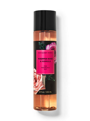 Bath & Body Works WHIPPED ROSE & VANILLA Fine Fragrance Mist for Women 236ML