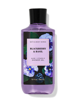 Bath & Body Works BLACKBERRY & BASIL Shower Gel for Women 295ML
